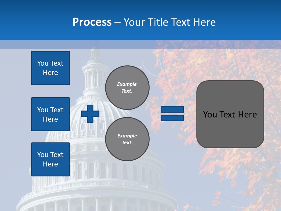 Sky Legislative Power PowerPoint Template