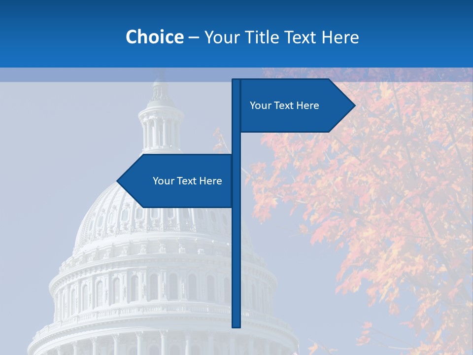 Sky Legislative Power PowerPoint Template