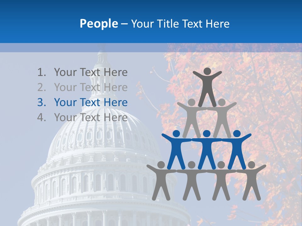 Sky Legislative Power PowerPoint Template