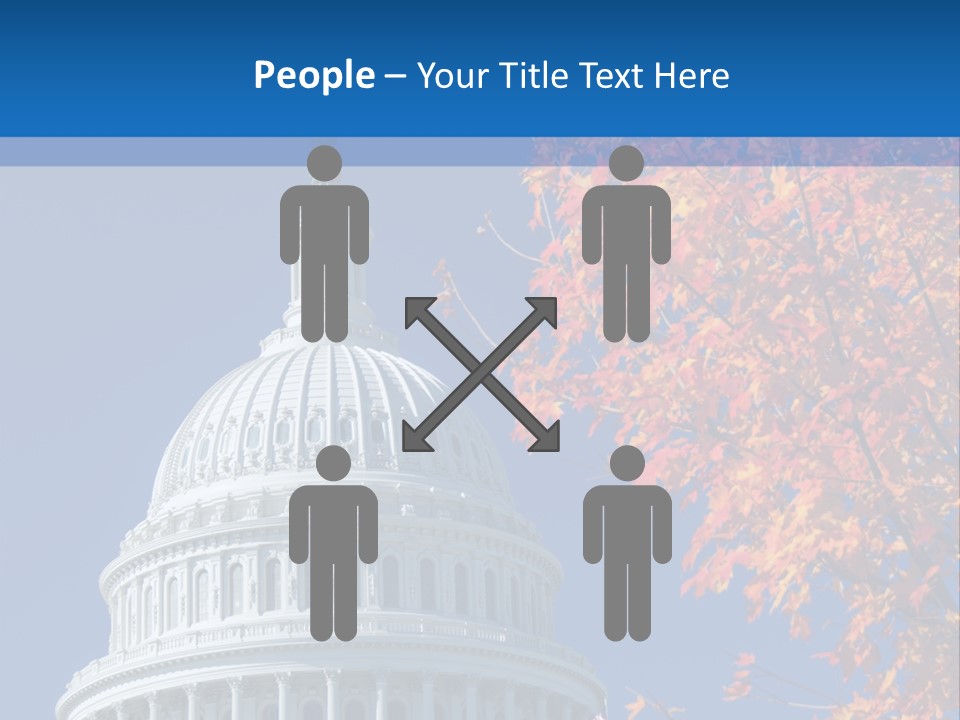 Sky Legislative Power PowerPoint Template