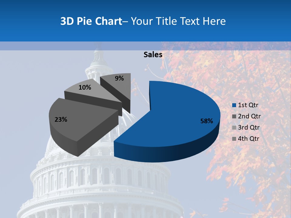 Sky Legislative Power PowerPoint Template