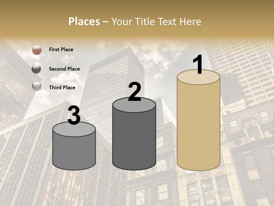 Icon Tourism America PowerPoint Template