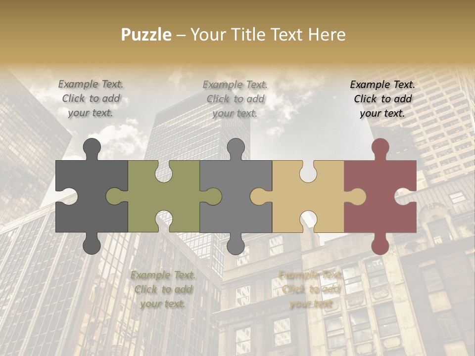 Icon Tourism America PowerPoint Template