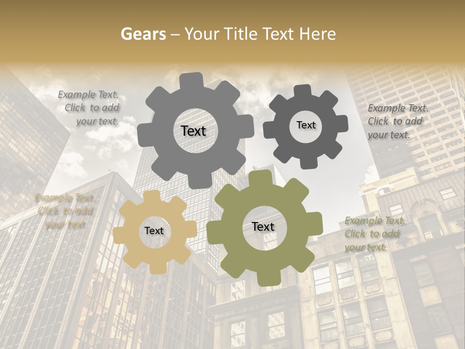 Icon Tourism America PowerPoint Template