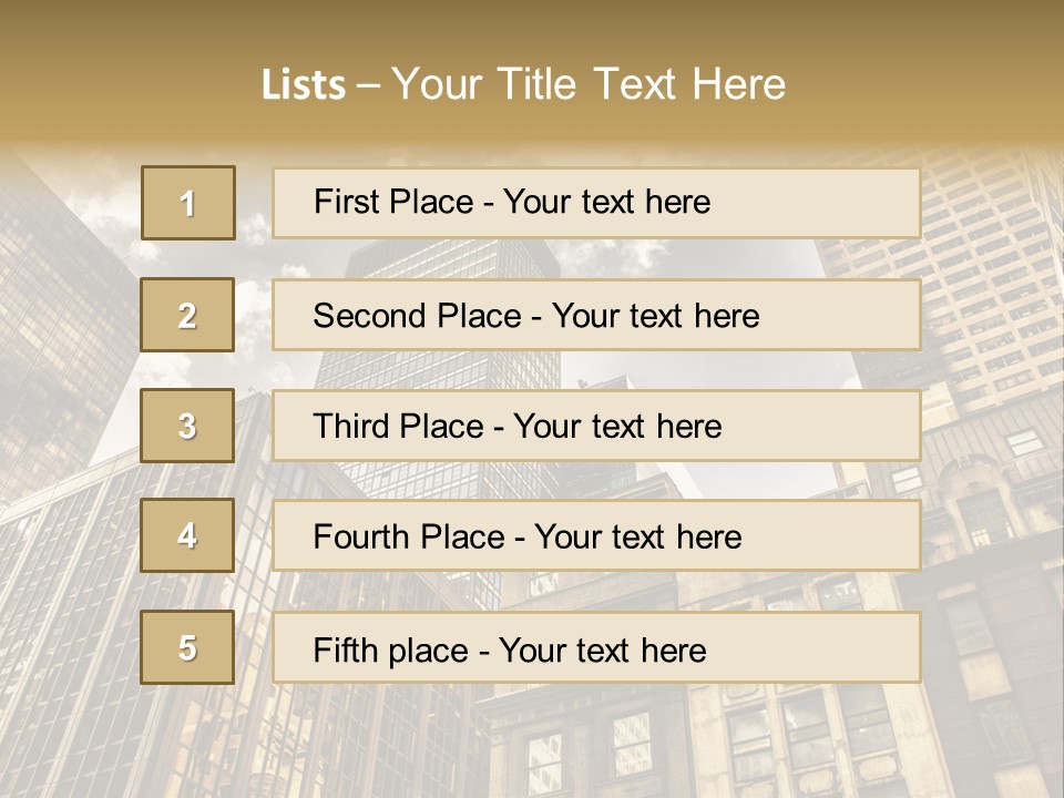 Icon Tourism America PowerPoint Template