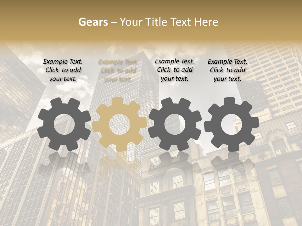 Icon Tourism America PowerPoint Template