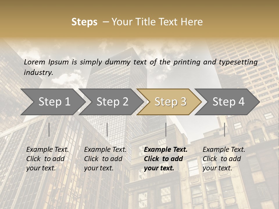 Icon Tourism America PowerPoint Template