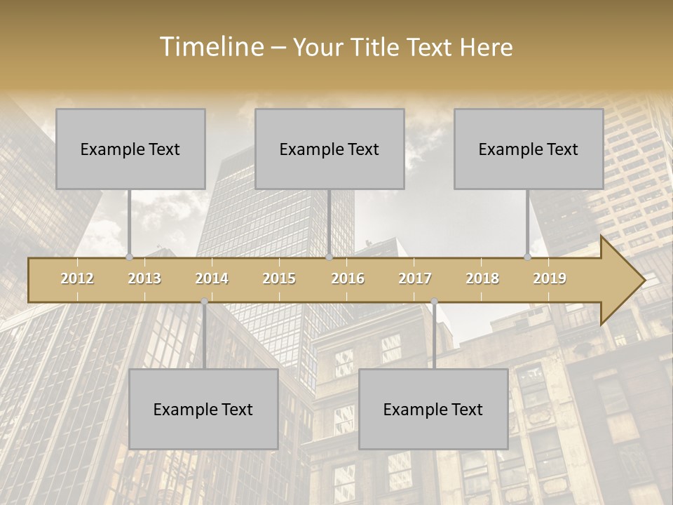 Icon Tourism America PowerPoint Template