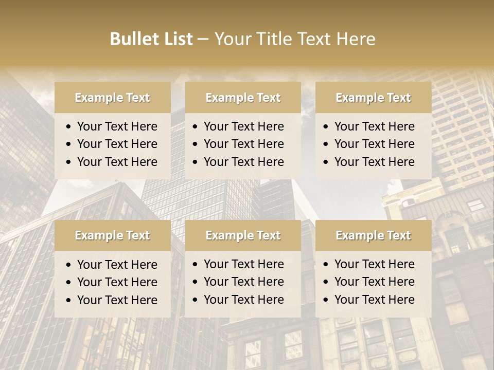 Icon Tourism America PowerPoint Template