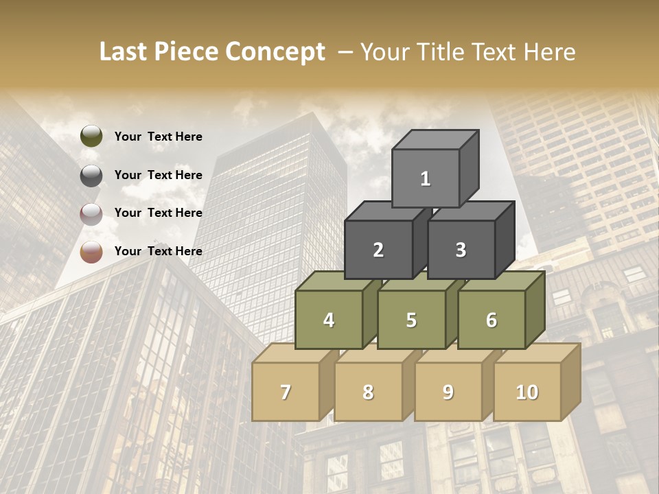 Icon Tourism America PowerPoint Template