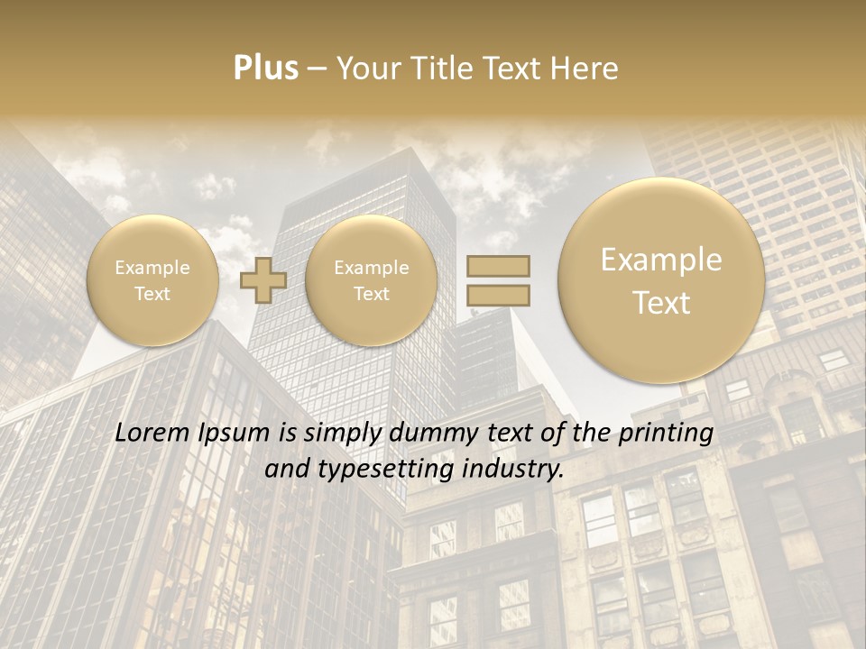 Icon Tourism America PowerPoint Template