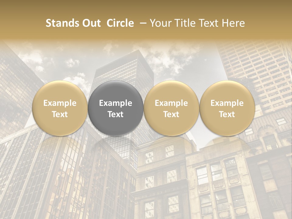 Icon Tourism America PowerPoint Template