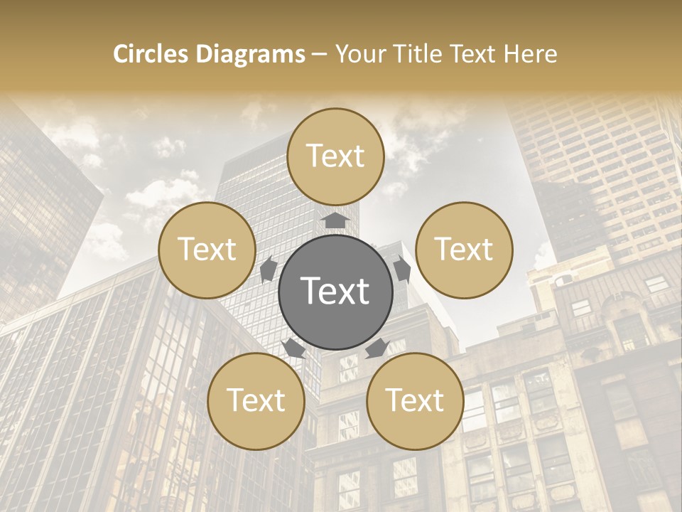 Icon Tourism America PowerPoint Template