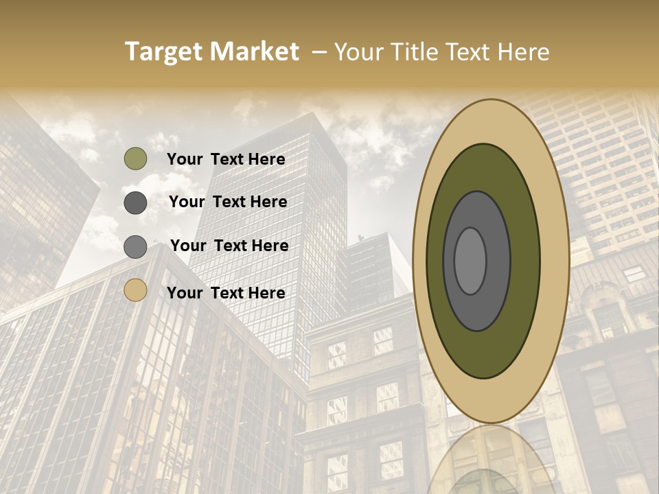 Icon Tourism America PowerPoint Template