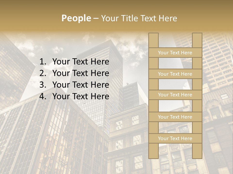Icon Tourism America PowerPoint Template