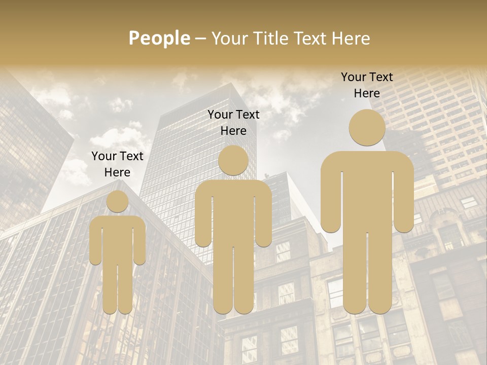 Icon Tourism America PowerPoint Template