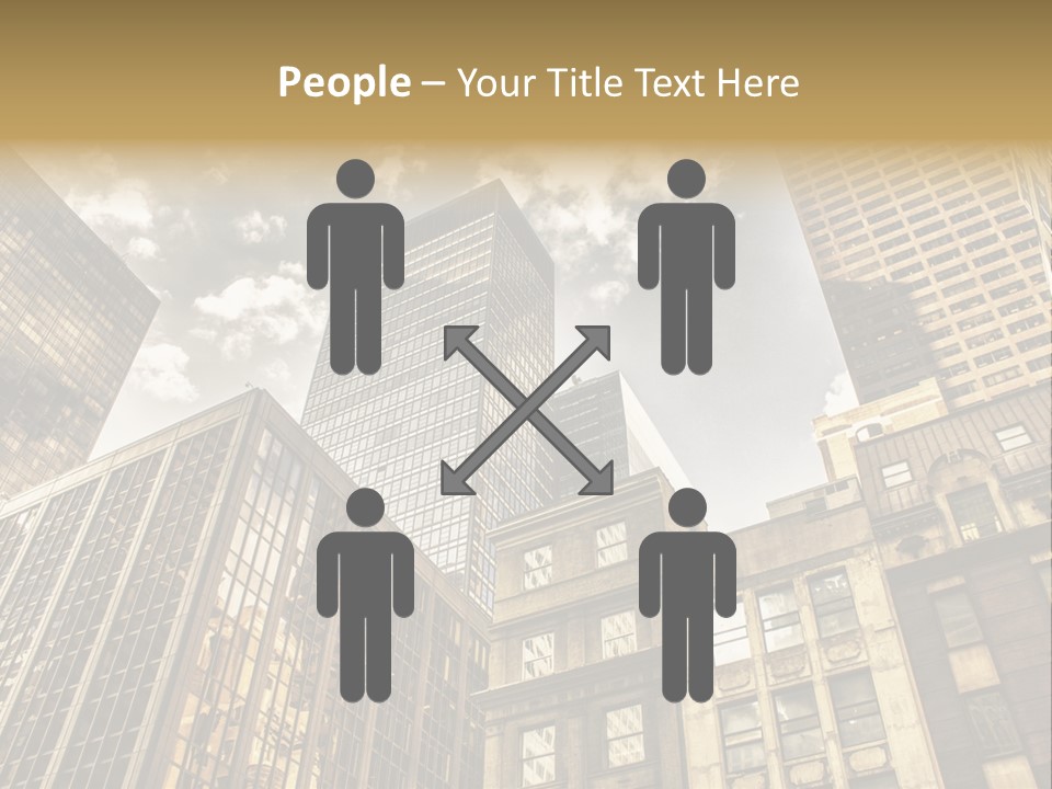 Icon Tourism America PowerPoint Template