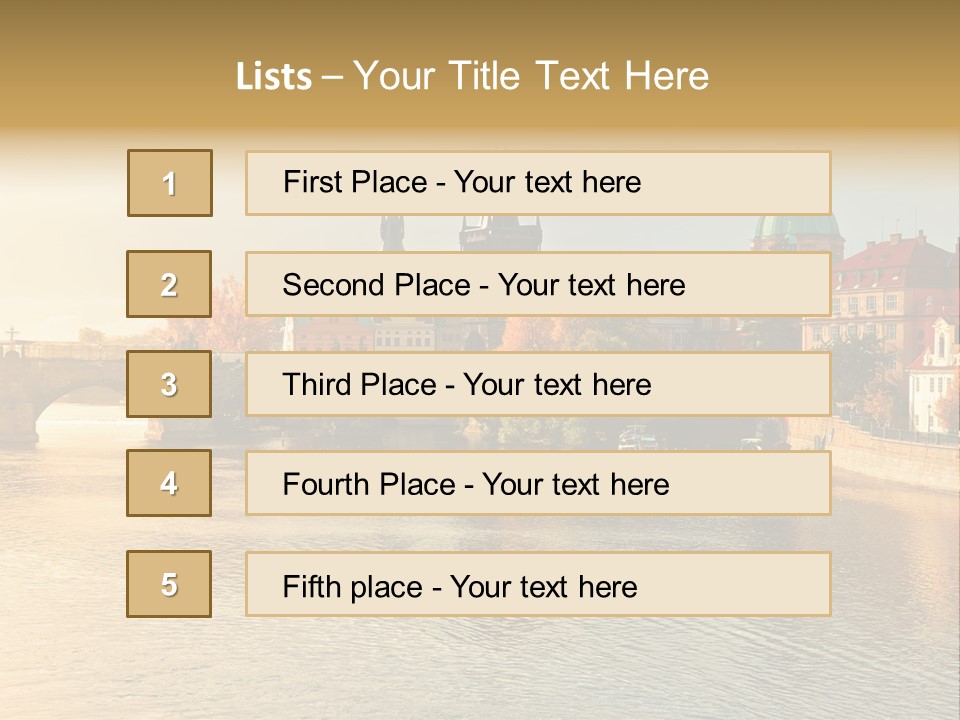 History Houses Monument PowerPoint Template
