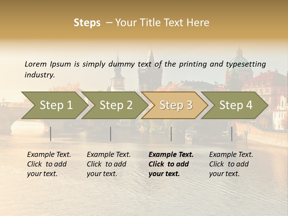 History Houses Monument PowerPoint Template