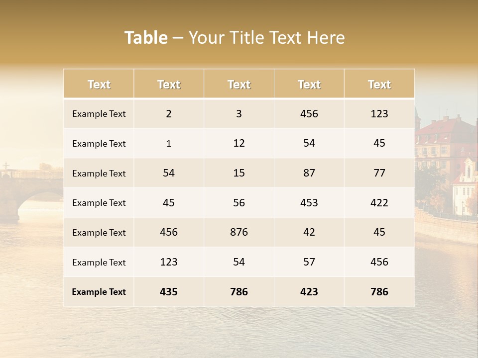 History Houses Monument PowerPoint Template