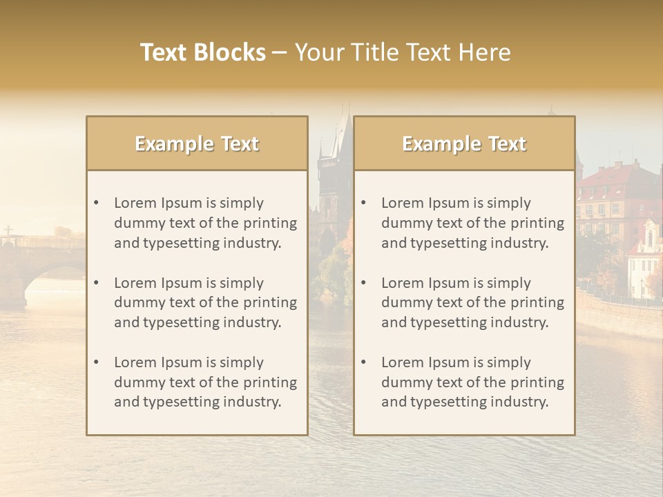 History Houses Monument PowerPoint Template
