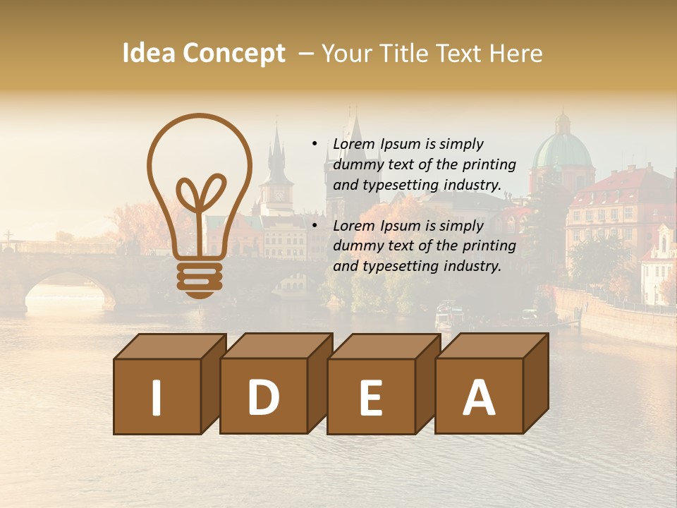 History Houses Monument PowerPoint Template