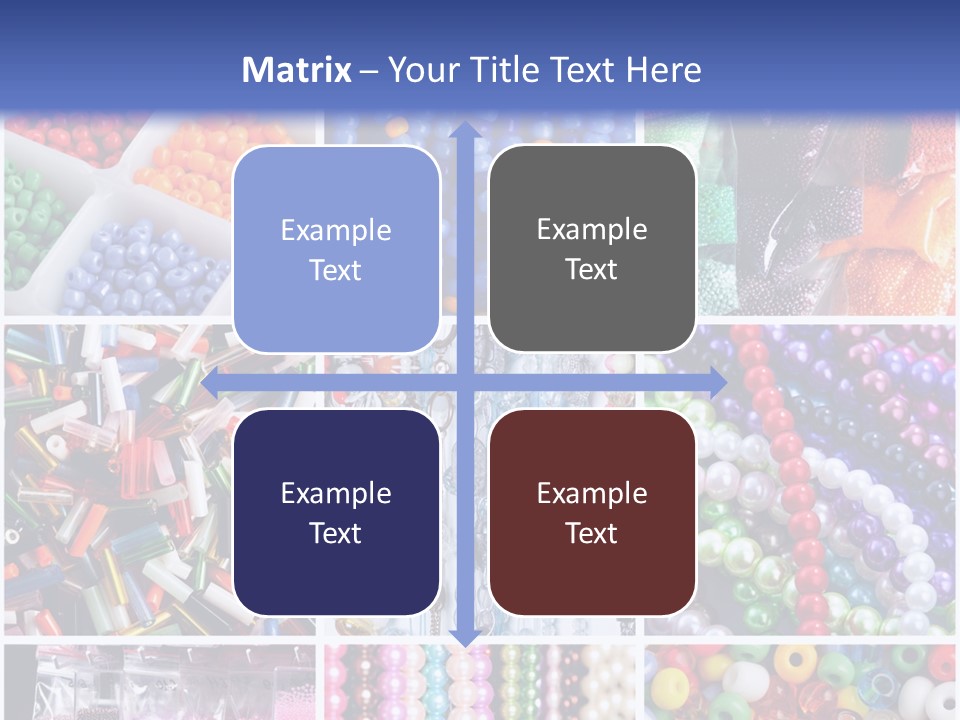 Glamour Jewelry Beading PowerPoint Template