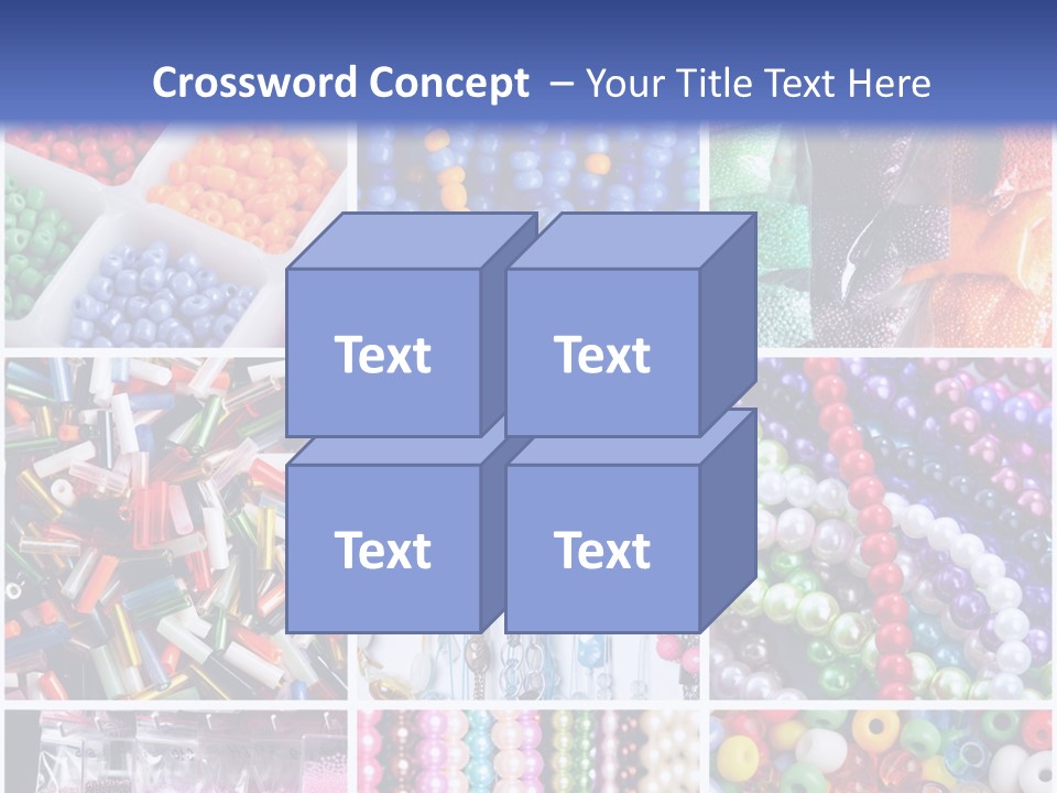 Glamour Jewelry Beading PowerPoint Template