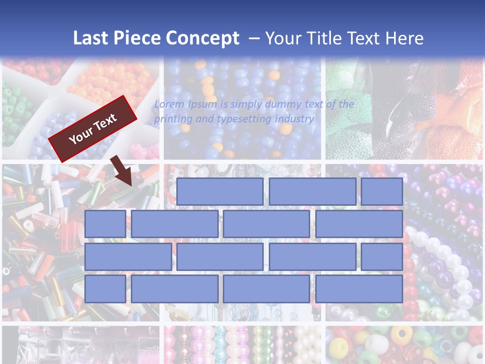 Glamour Jewelry Beading PowerPoint Template