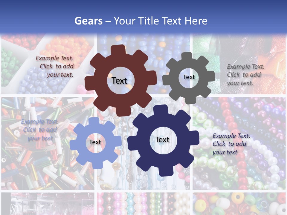 Glamour Jewelry Beading PowerPoint Template