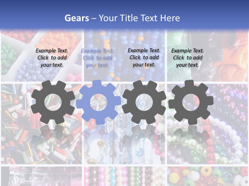 Glamour Jewelry Beading PowerPoint Template