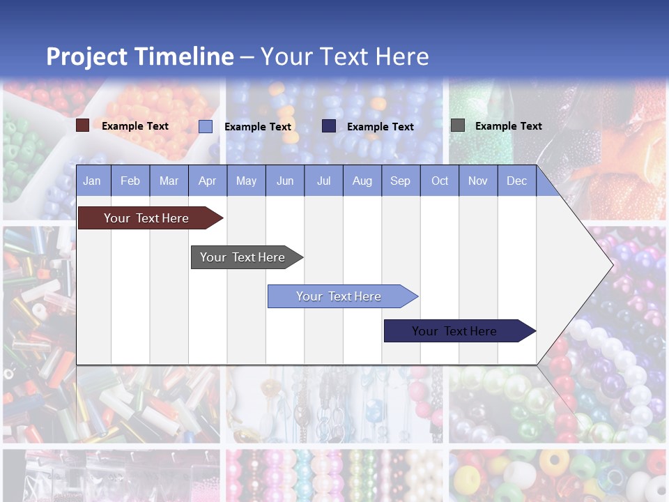 Glamour Jewelry Beading PowerPoint Template