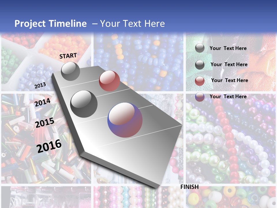 Glamour Jewelry Beading PowerPoint Template