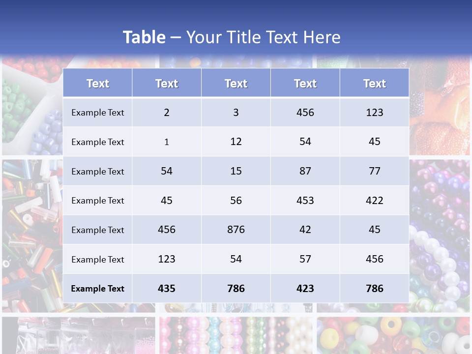 Glamour Jewelry Beading PowerPoint Template