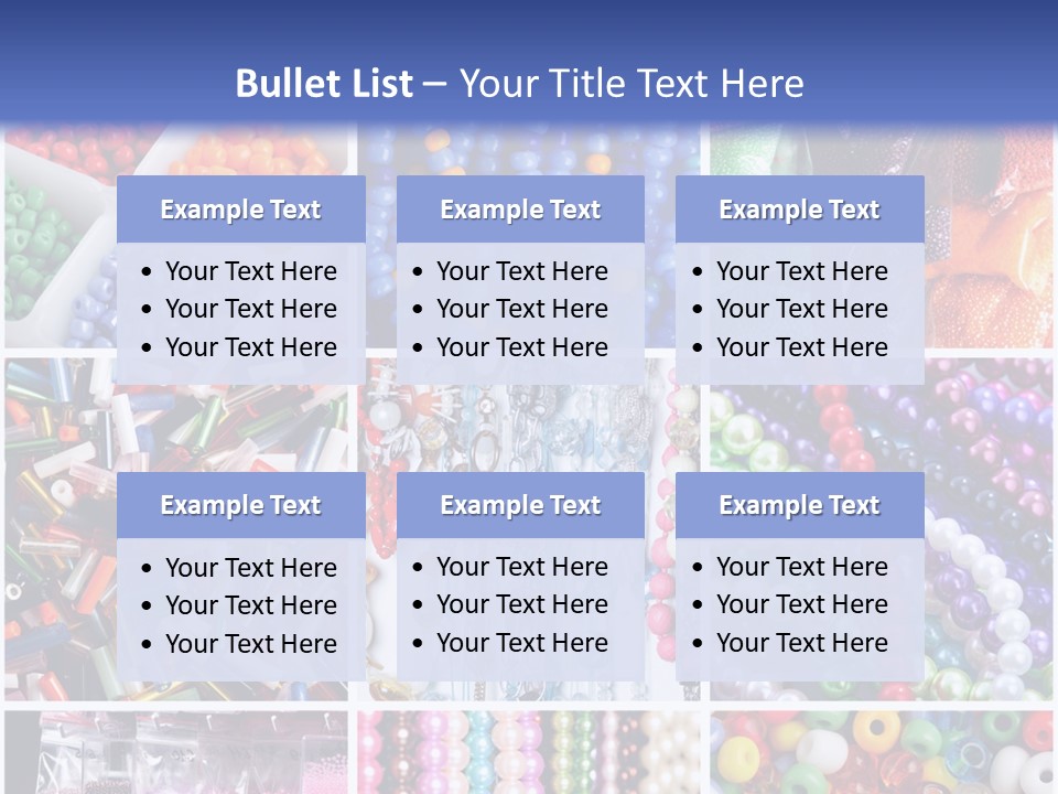 Glamour Jewelry Beading PowerPoint Template