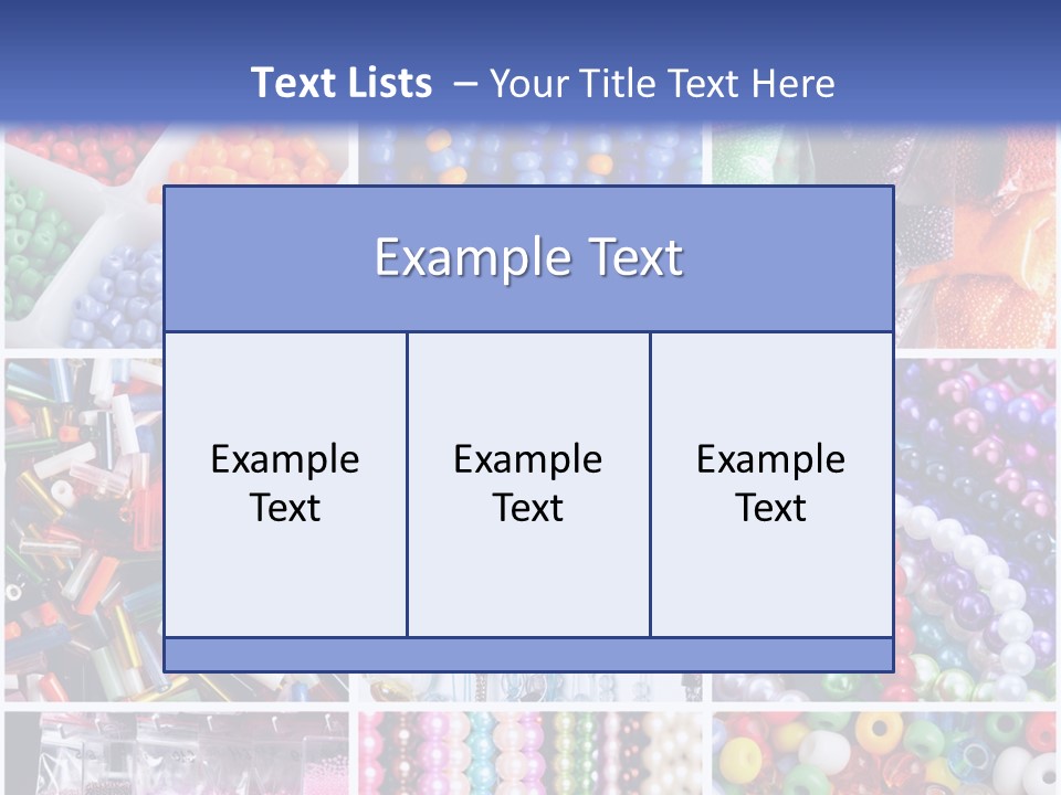 Glamour Jewelry Beading PowerPoint Template
