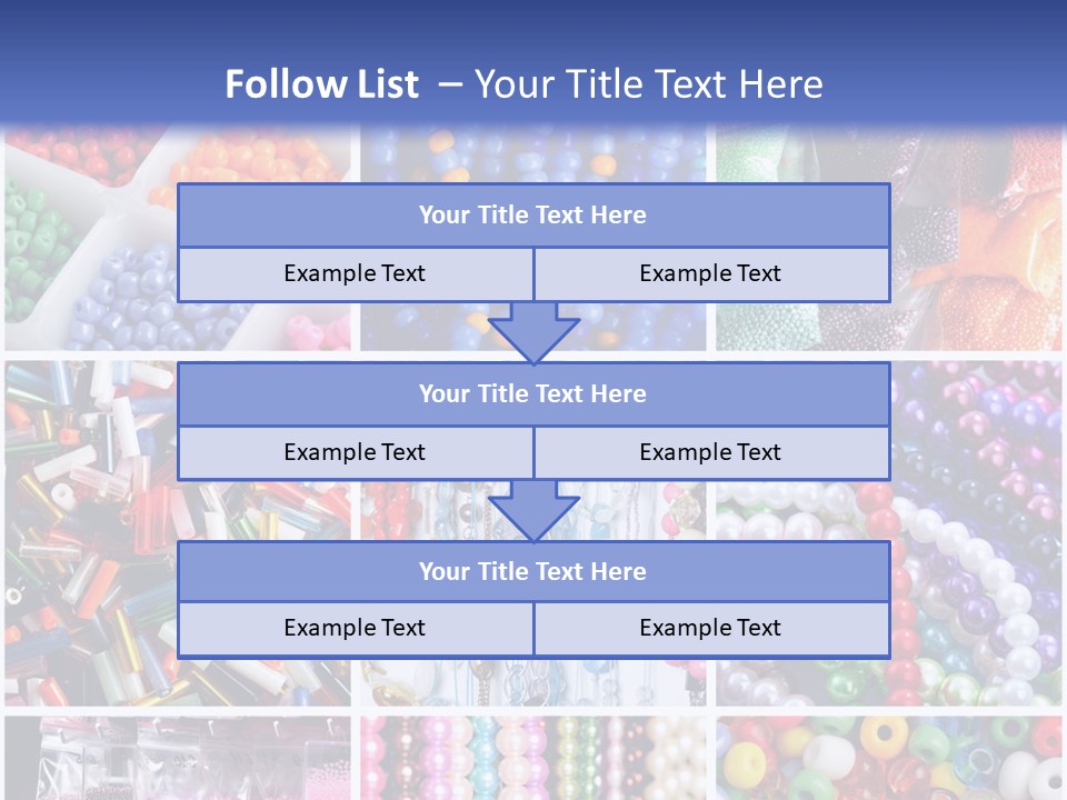 Glamour Jewelry Beading PowerPoint Template