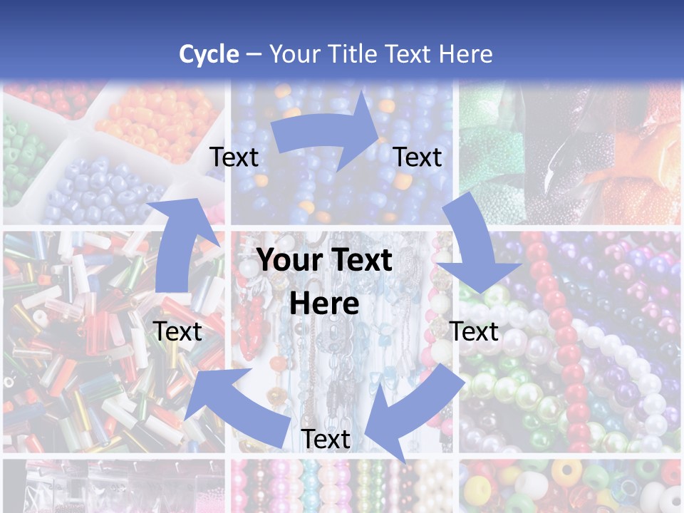 Glamour Jewelry Beading PowerPoint Template