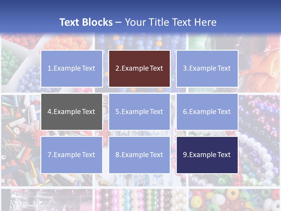 Glamour Jewelry Beading PowerPoint Template