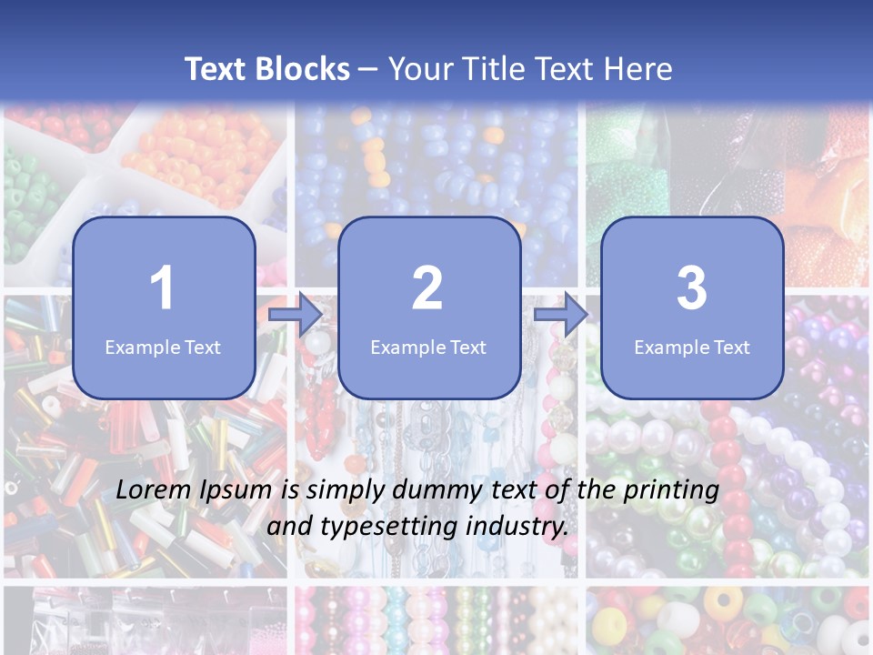 Glamour Jewelry Beading PowerPoint Template