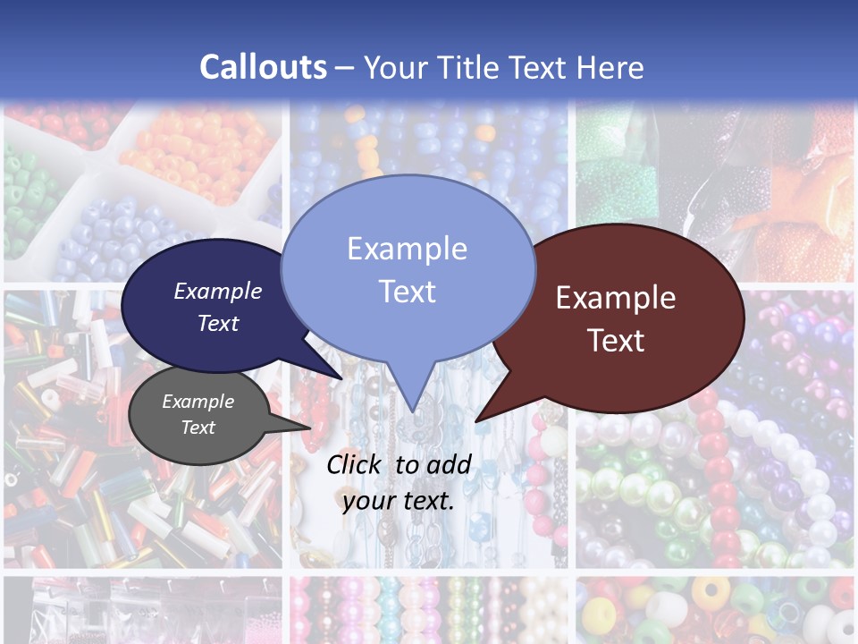 Glamour Jewelry Beading PowerPoint Template
