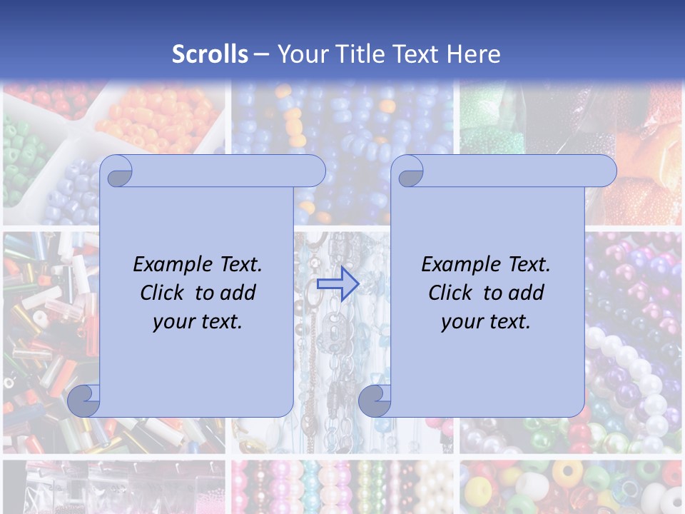 Glamour Jewelry Beading PowerPoint Template