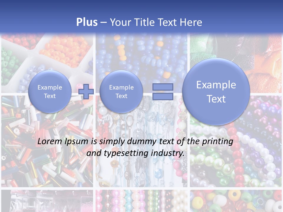 Glamour Jewelry Beading PowerPoint Template