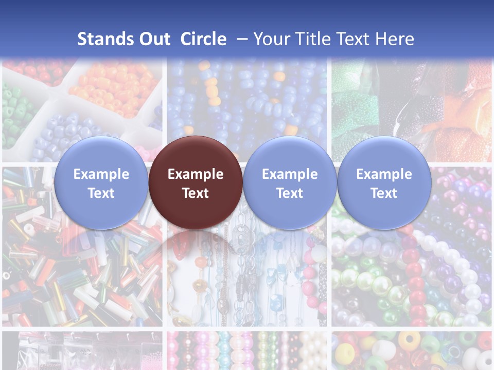 Glamour Jewelry Beading PowerPoint Template