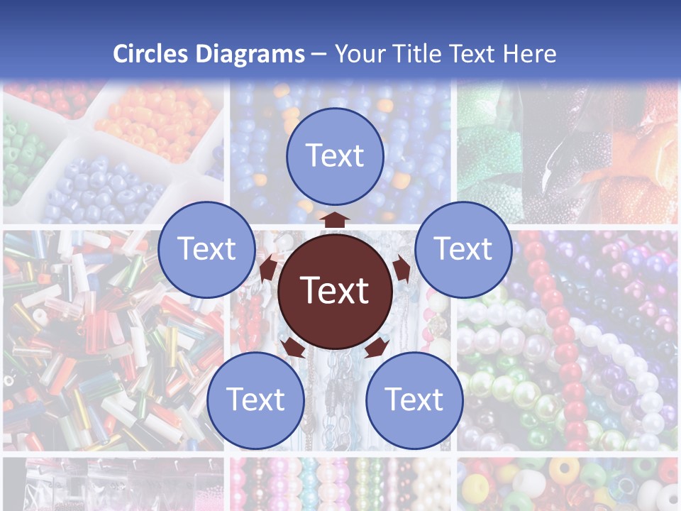 Glamour Jewelry Beading PowerPoint Template