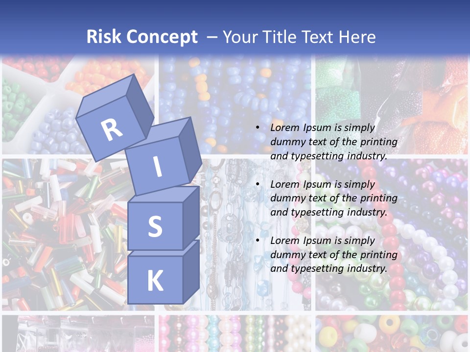 Glamour Jewelry Beading PowerPoint Template