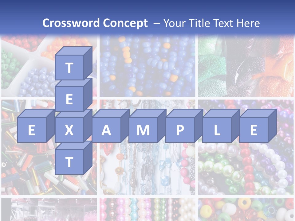 Glamour Jewelry Beading PowerPoint Template