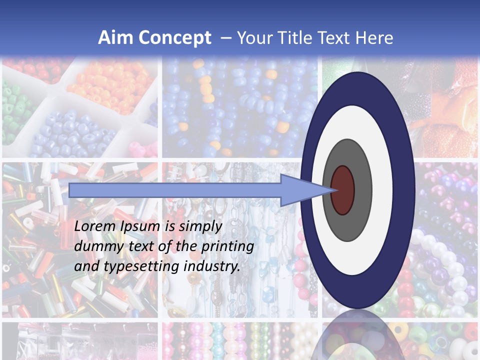 Glamour Jewelry Beading PowerPoint Template