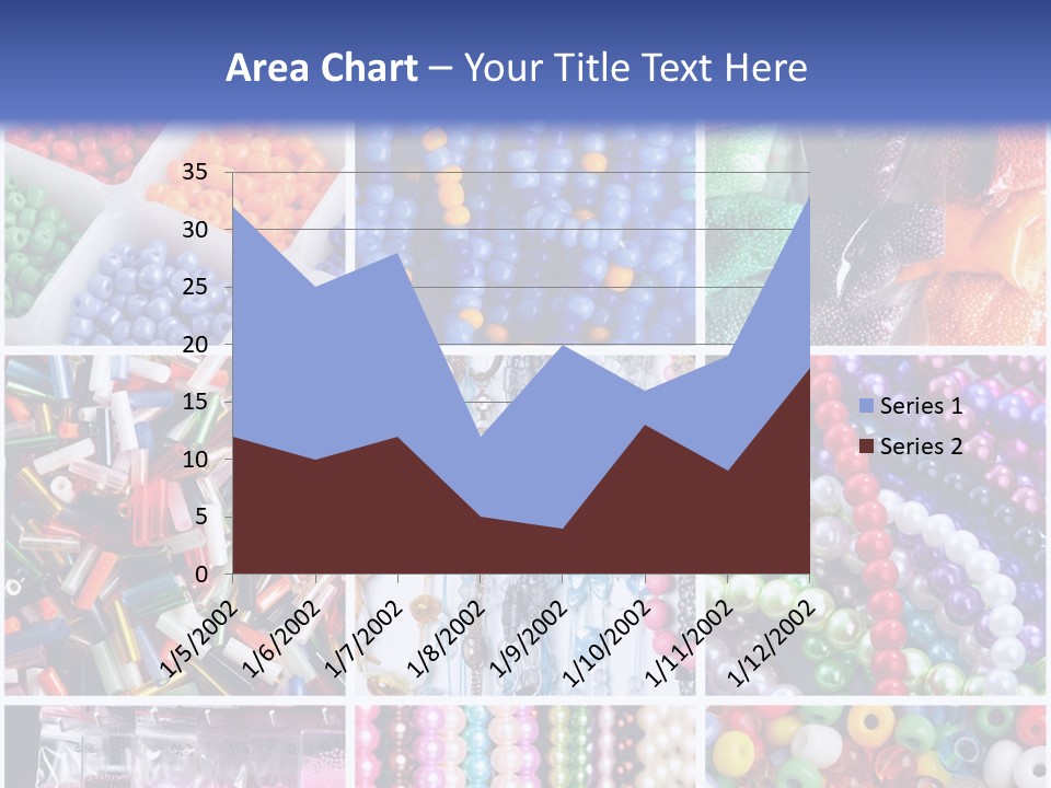 Glamour Jewelry Beading PowerPoint Template