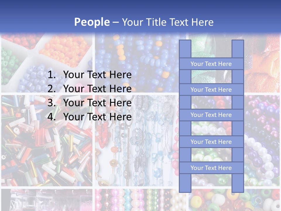 Glamour Jewelry Beading PowerPoint Template